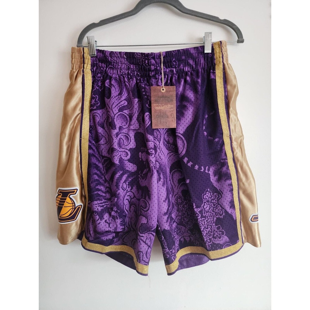 Mitchell & Ness NBA Swingman Shorts Los Angeles Lakers Men’s Size Medium *NEW*